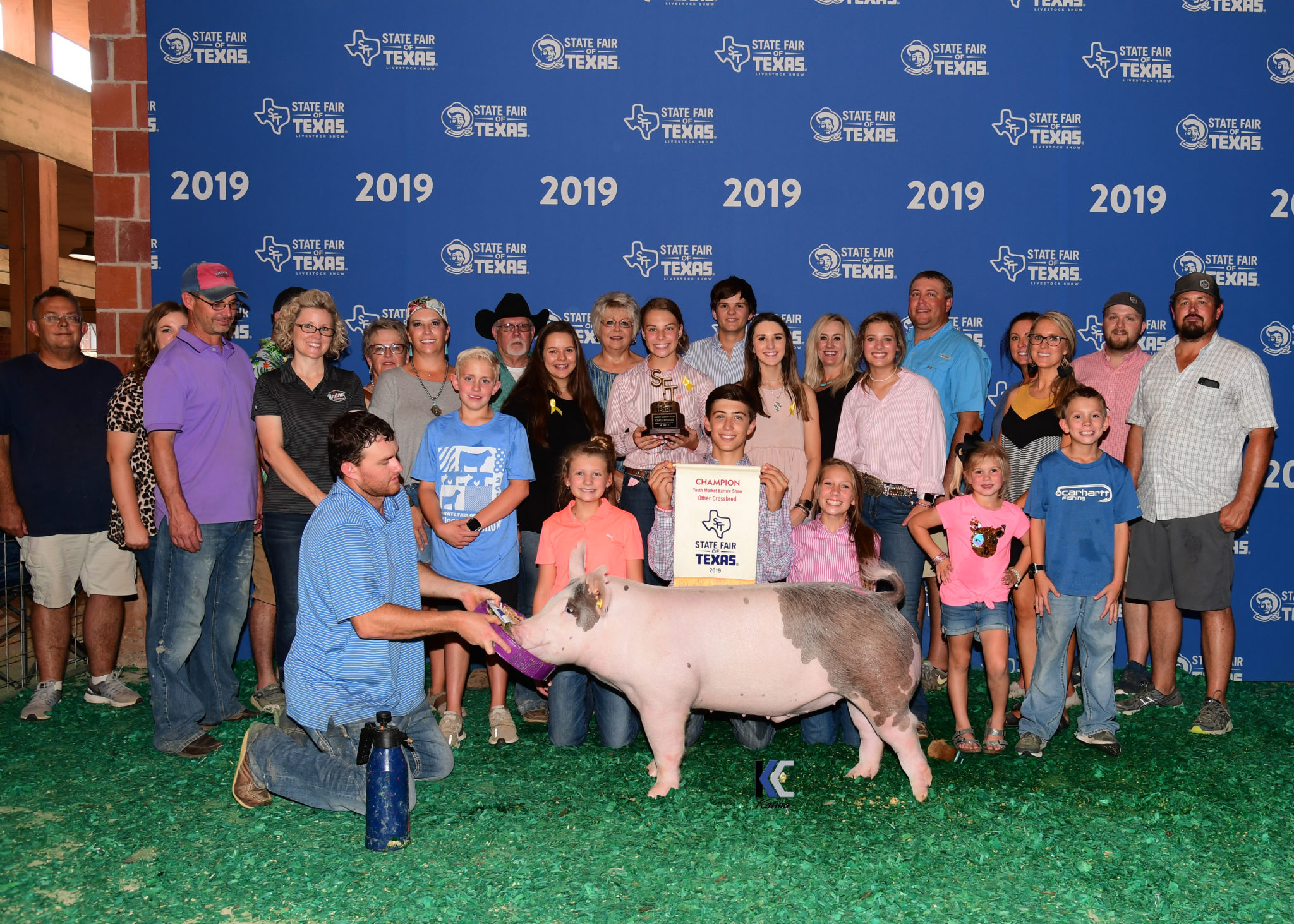 Champion Crossbred Barrow State Fair of Texas Cutter Lindner